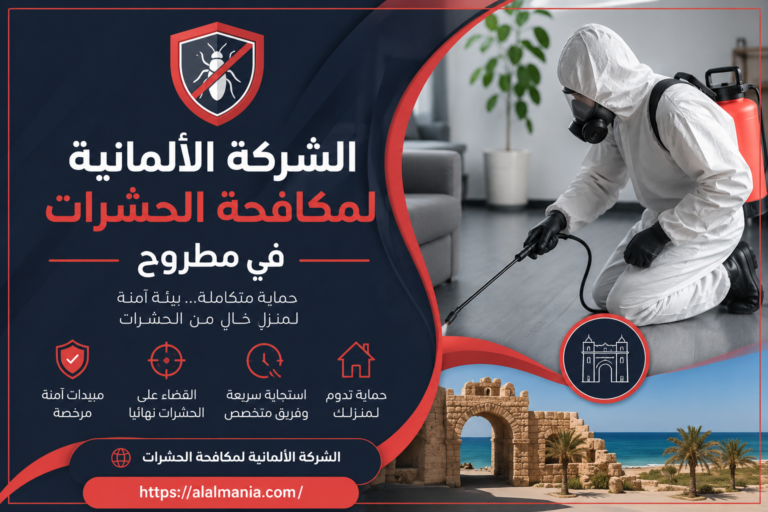 الشركة الالمانية لمكافحة الحشرات فى مطروح