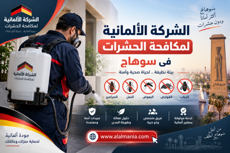 الشركة الالمانية لمكافحة الحشرات فى سوهاج