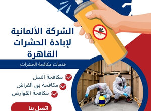 الشركة الألمانية لإبادة الحشرات في القاهرة
