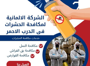 الشركة الالمانية لمكافحة الحشرات فى الدرب الاحمر