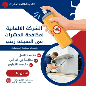 الشركة الالمانية لمكافحة الحشرات فى السيده زينب