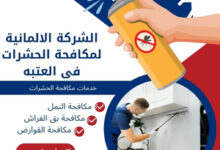 الشركة الالمانية لمكافحة الحشرات فى العتبه