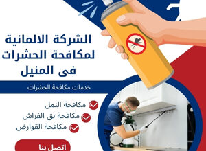 الشركة الالمانية لمكافحة الحشرات فى المنيل