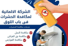 الشركة الالمانية لمكافحة الحشرات فى باب اللوق