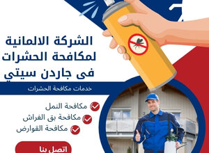 الشركة الالمانية لمكافحة الحشرات فى جاردن سيتي