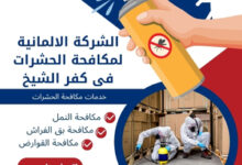 الشركة الالمانية لمكافحة الحشرات فى كفر الشيخ