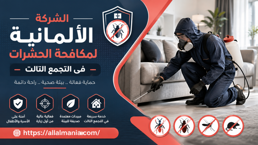 الشركة الالمانية لمكافحة الحشرات فى التجمع التالت