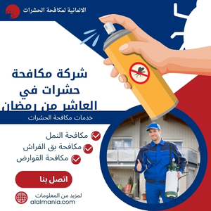 شركة مكافحة حشرات في العاشر من رمضان