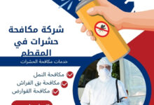 شركة مكافحة حشرات في المقطم