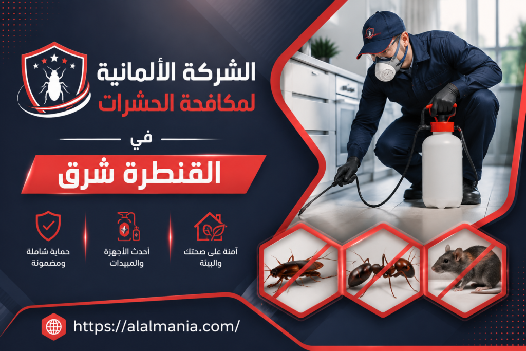 الشركة الالمانية لمكافحة الحشرات في القنطرة شرق
