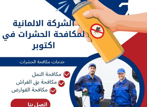 الشركة الالمانية لمكافحة الحشرات في اكتوبر