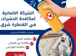الشركة الالمانية لمكافحة الحشرات في القنطرة شرق