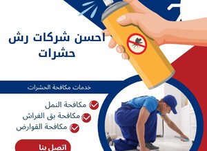 احسن شركات رش حشرات