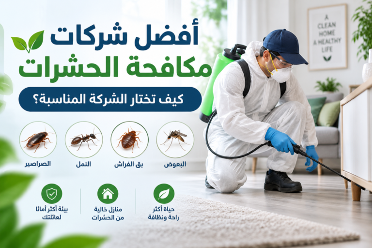 احسن شركات مكافحة الحشرات