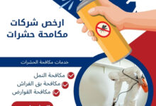 ارخص شركات مكافحة حشرات